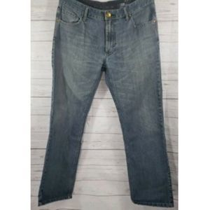 JF Slim Straight Jeans Sz 34 x 30 Blue Denim